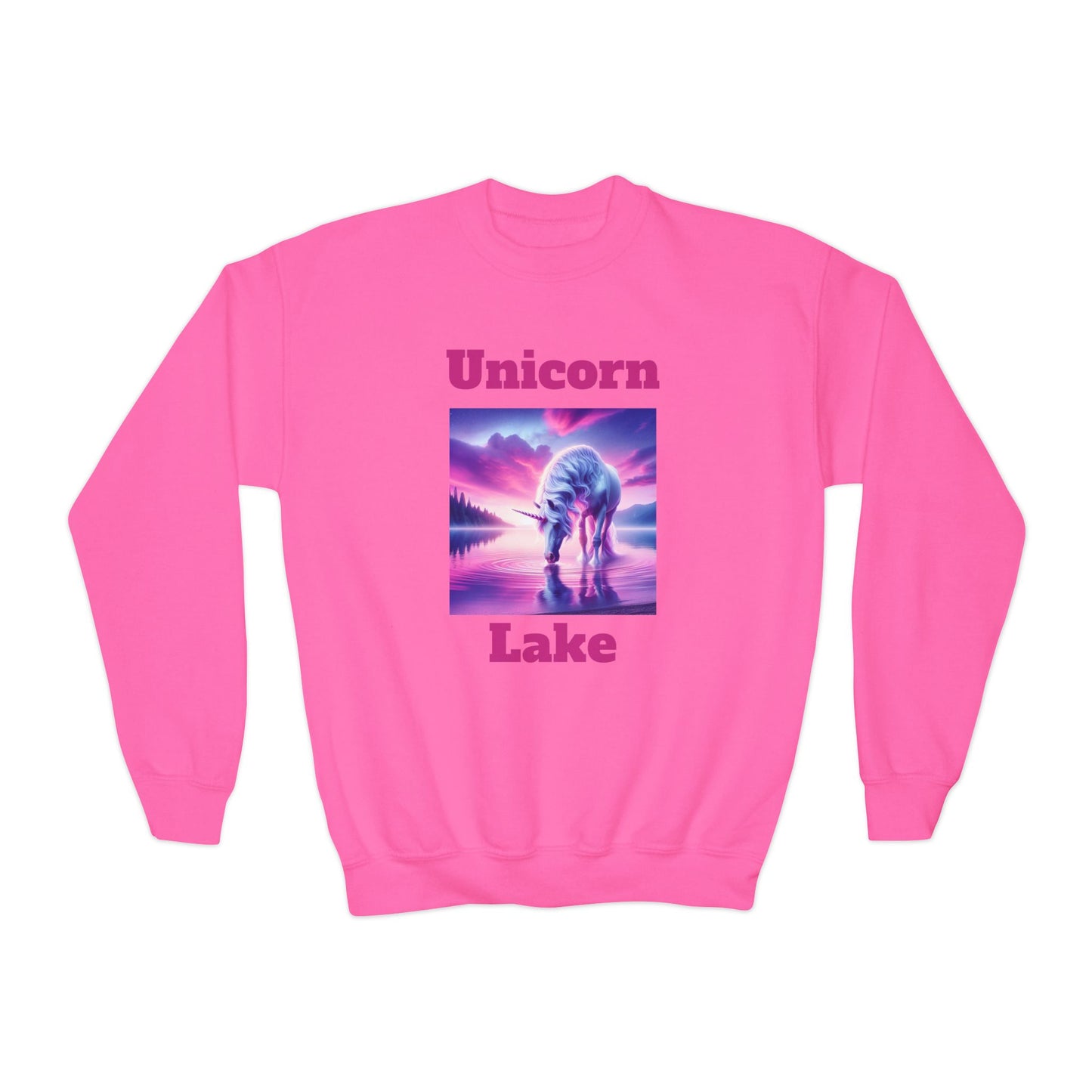 K000 Youth Sweatshirt - Unicorn Lake Design