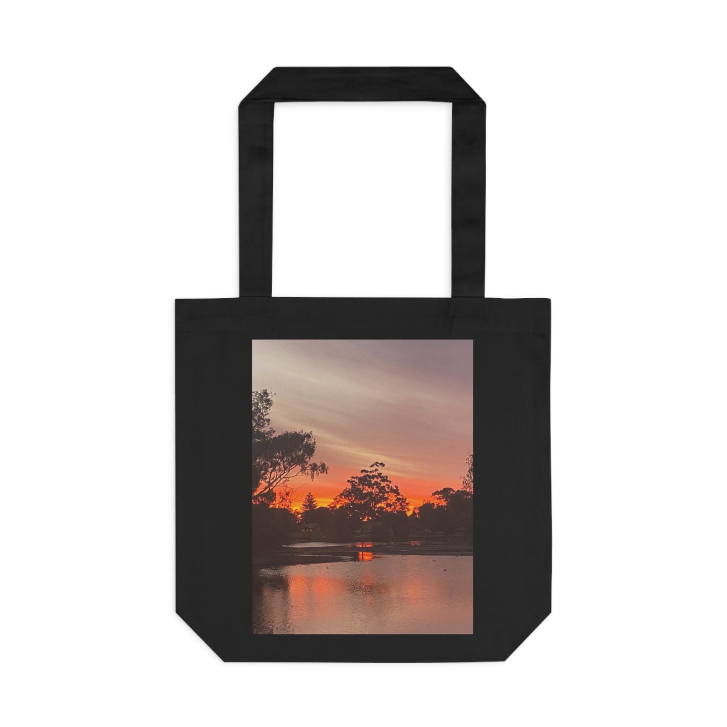 Michelle66637 I am Shelly - Sunset at Tomato Lake, Western Australia Cotton Tote Bag