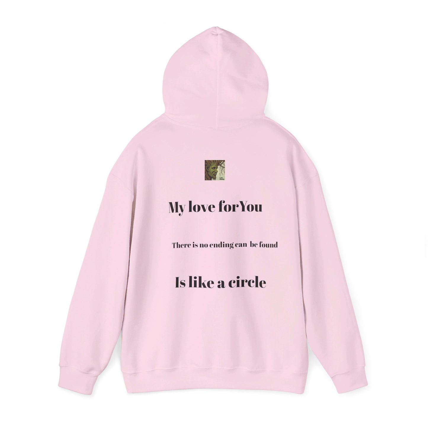 101 Hooded Sweatshirt - 'I Love Mum, Mummy Love' Design