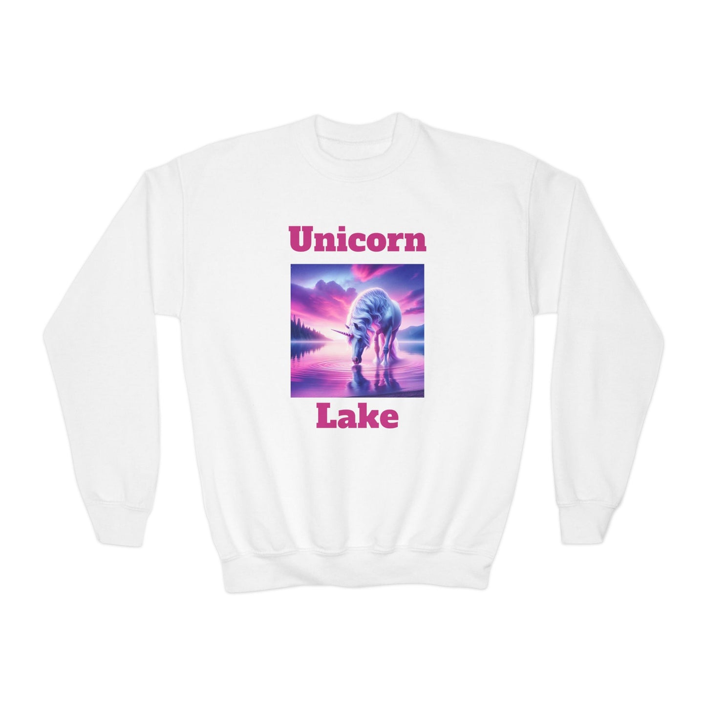 K000 Youth Sweatshirt - Unicorn Lake Design