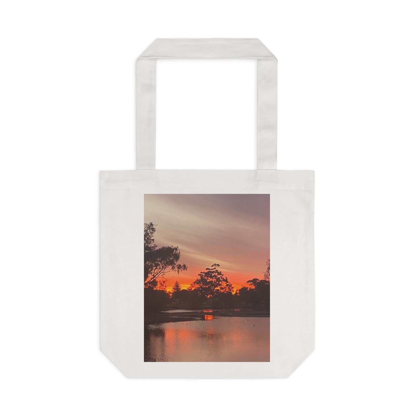 Michelle66637 I am Shelly - Sunset at Tomato Lake, Western Australia Cotton Tote Bag