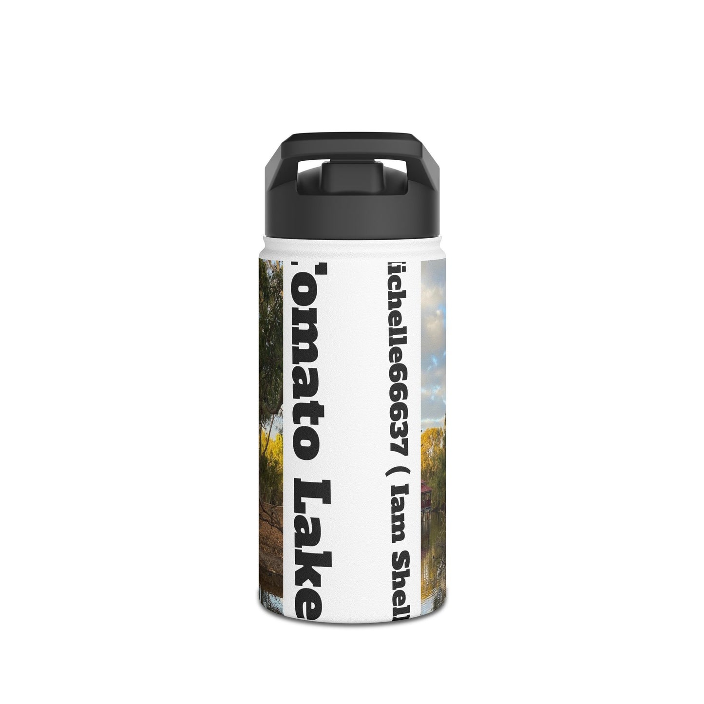 B000 - Tomato Lake , Western Australia Stainless Steel Water Bottle, Standard Lid