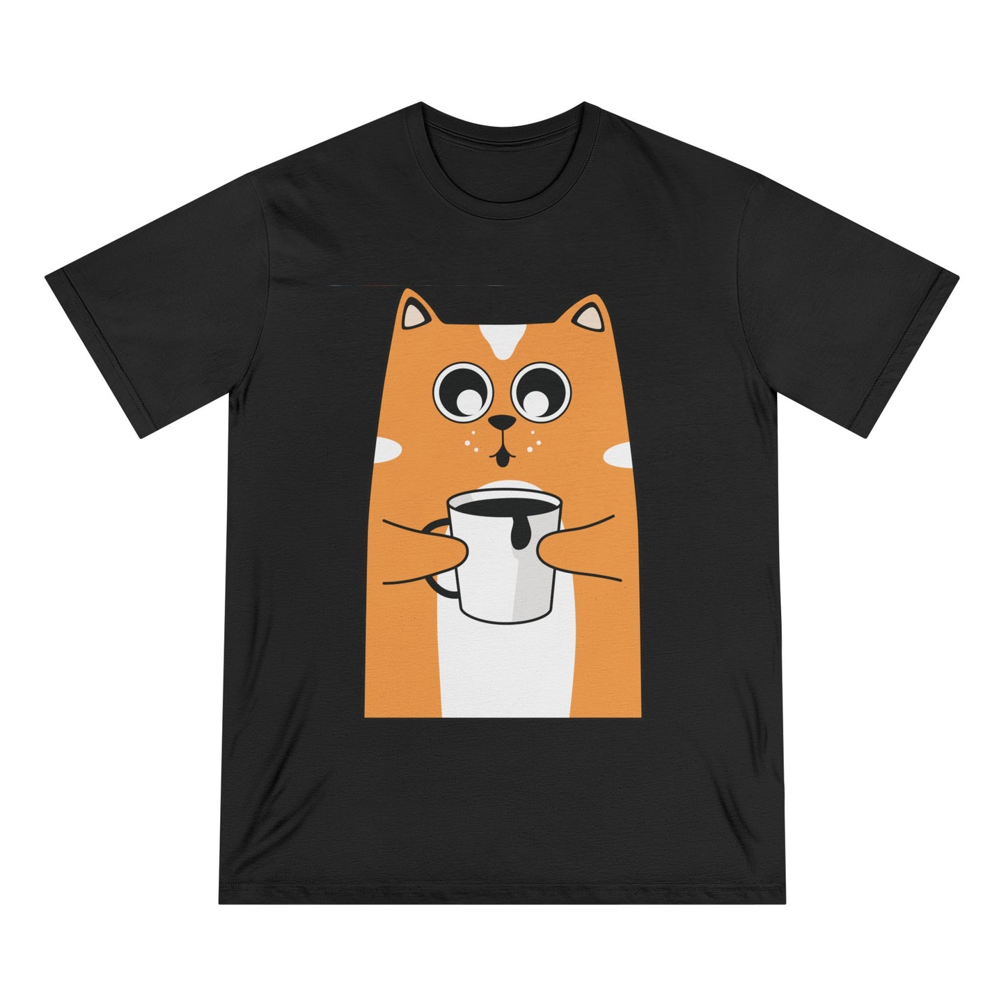 001 Meow Coffee   💔 T-shirt  Funny Meme