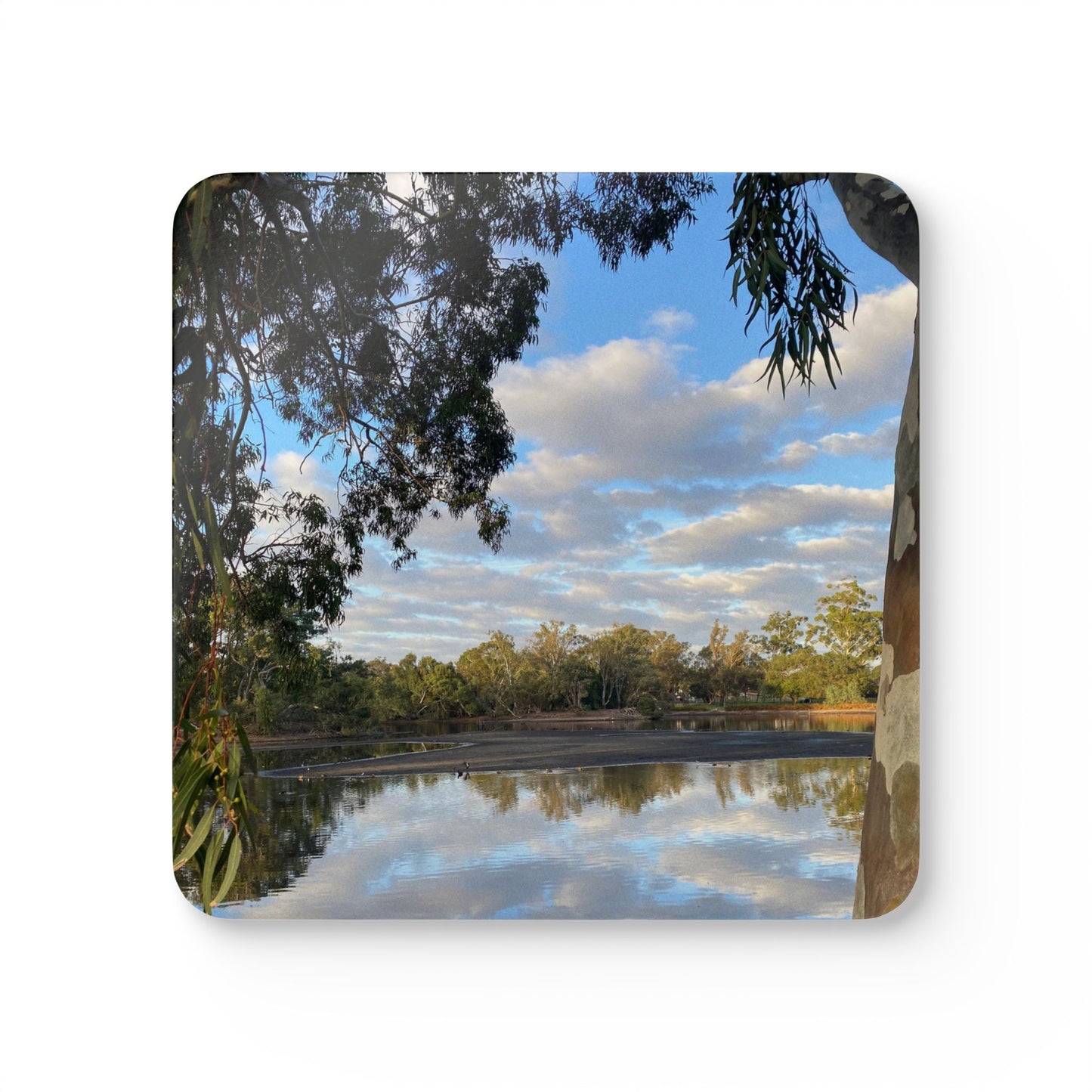 Tomato Lake , Western Australia  - Michelle66637 (I am Shelly) Corkwood Coaster Set