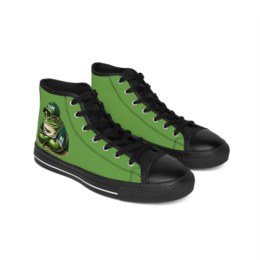 Sneakers - Team Frog Design - Bright & Fun Colors - Women's Classic