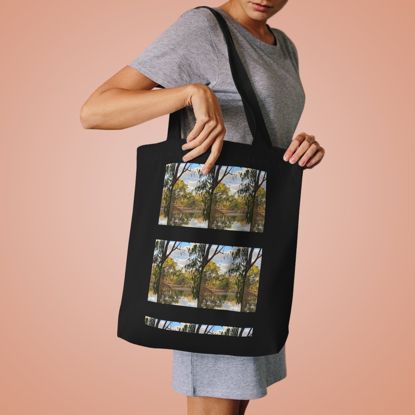 402 Tote Bag - Tomato Lake Western Australia Family Magical Place Childhood Memories