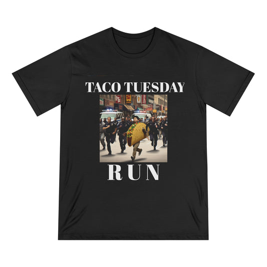 001 Taco Tuesday RUN 💔 T-shirt  Funny Meme