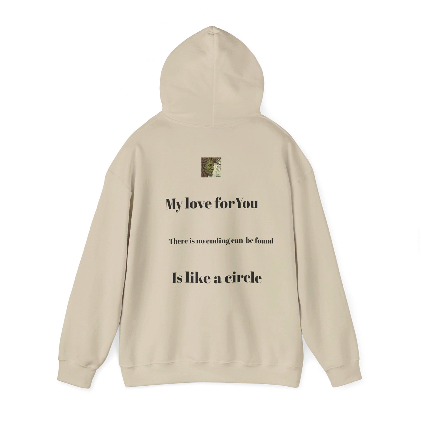 101 Hooded Sweatshirt - 'I Love Mum, Mummy Love' Design