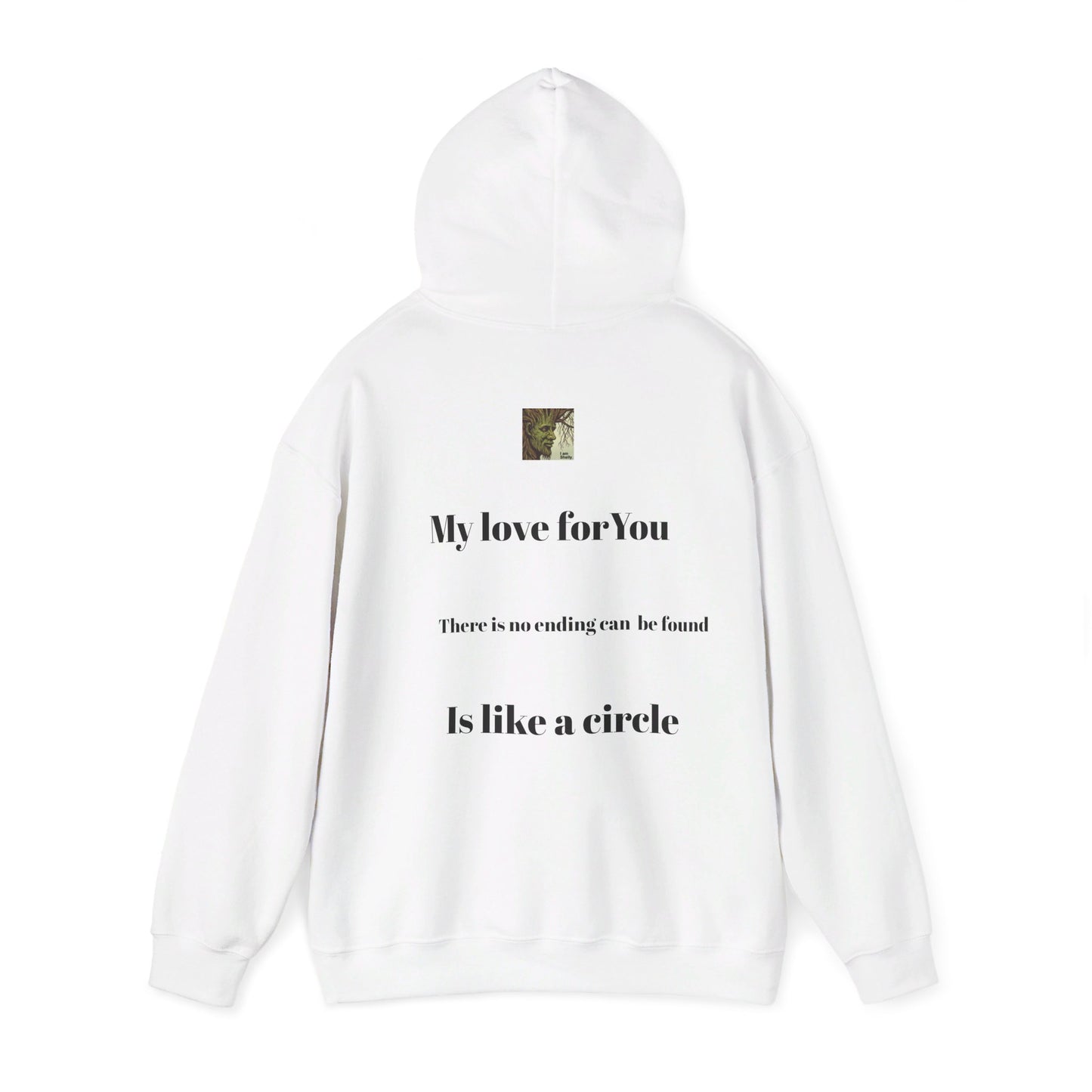 101 Hooded Sweatshirt - 'I Love Mum, Mummy Love' Design