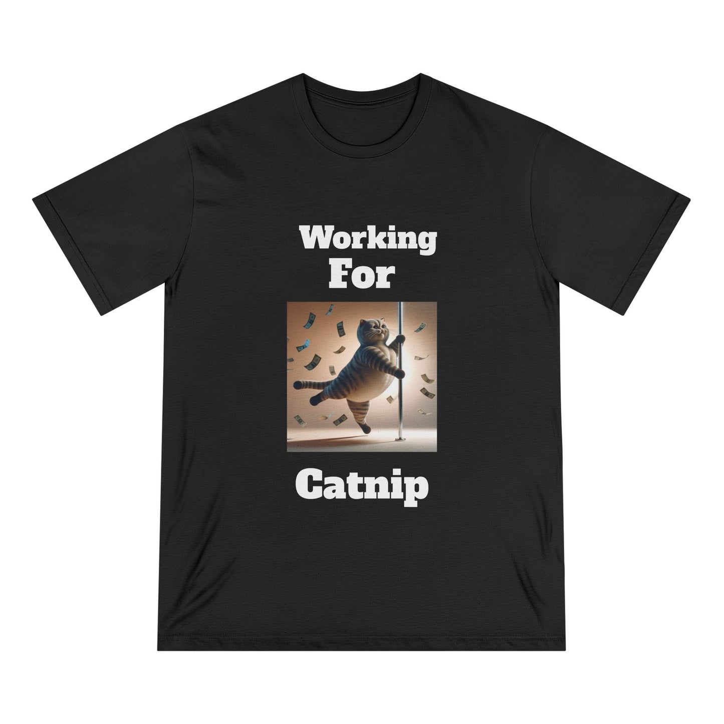 004 Funny Cat Pole Dancer T-Shirt